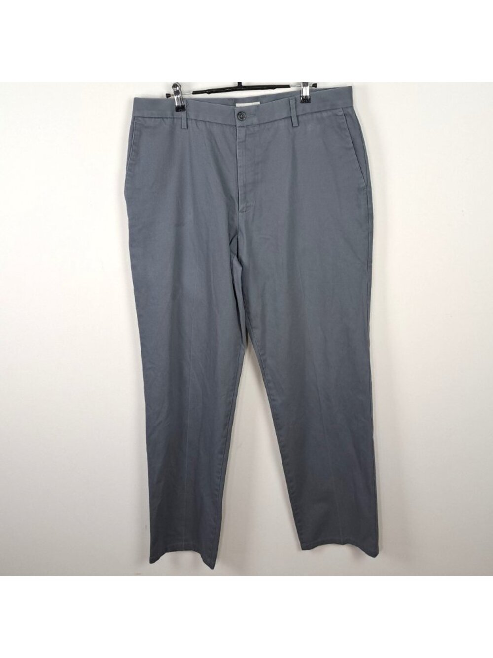 Dockers 36x34 Chino Pants Gray Khakis Trousers Travel Office Casual Slacks